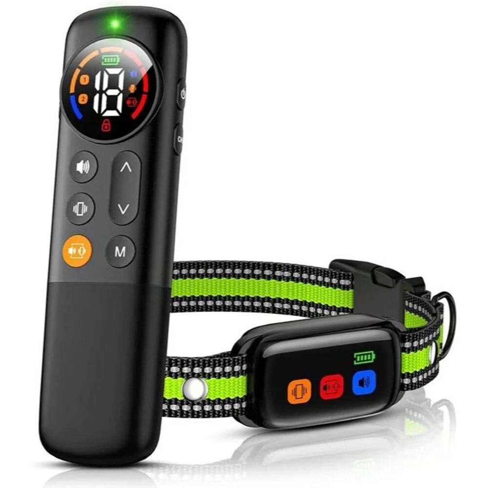 Vibrating Dog Training Collar No Shock with Remote